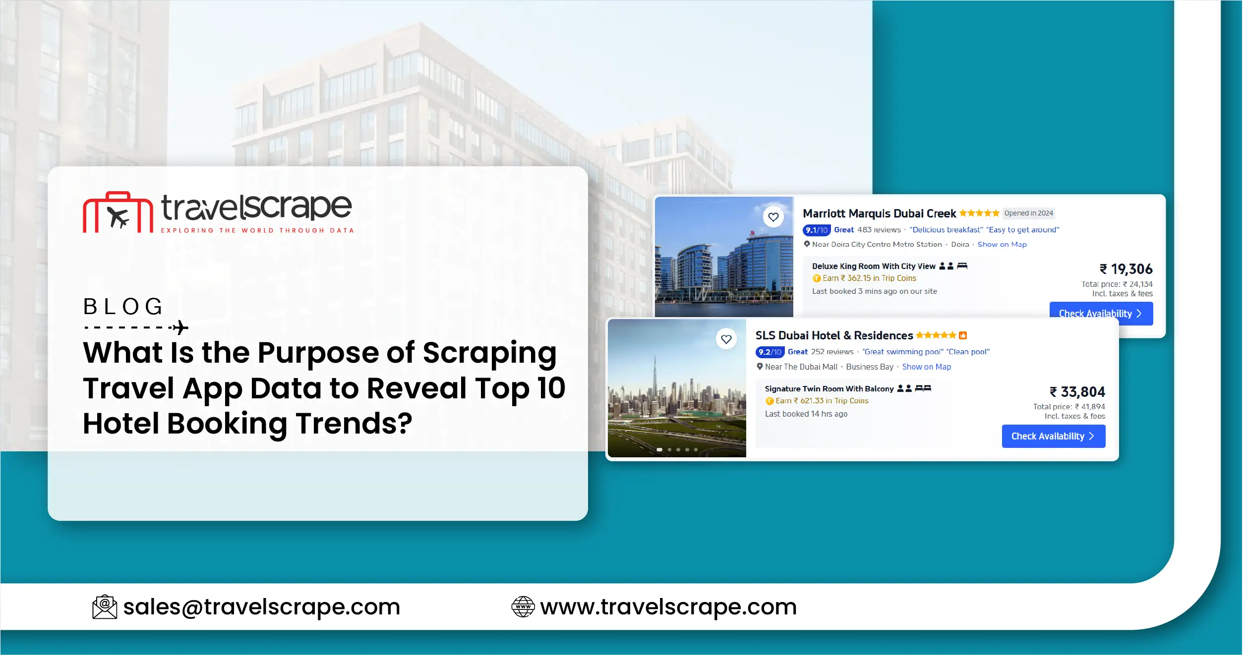 Scraping Travel App Data to Reveal Top 10 Hotel Booking Trends